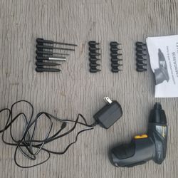 Cordless Drill W/charger And Bits