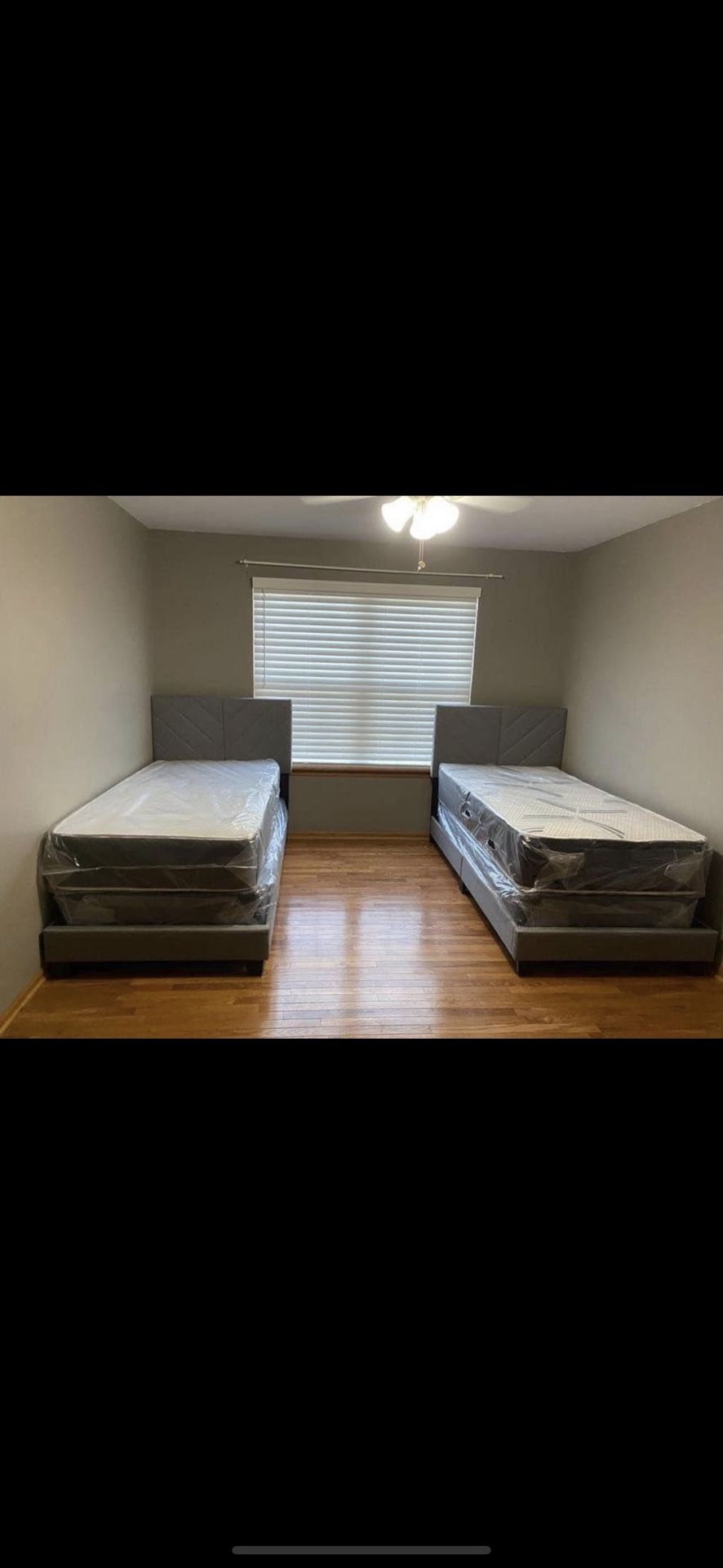 Brand New Twin Bed Frame With Mattress And Box Spring For Only $299 🚨Ready For Delivery 🚛