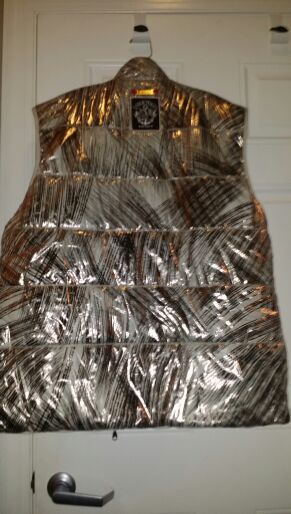 Young and rich reversible vest leather