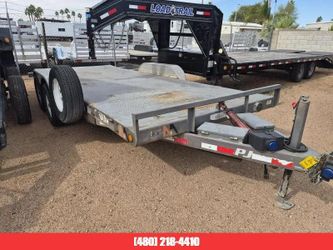 2016 Pj Trailers 83""X18' Power Tilt, 2X5200s, Steel Deck
