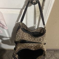 Coach Purse, Brown 
