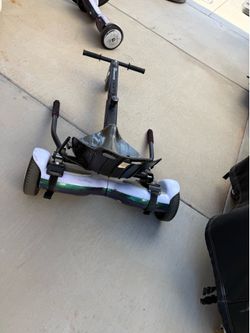 Hoverboard with seat