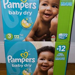 2x New Pampers Diapers Size 3