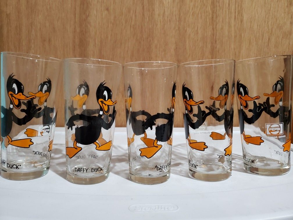 Daffy Duck collectable glass