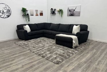Black Sectional Couch Free Delivery