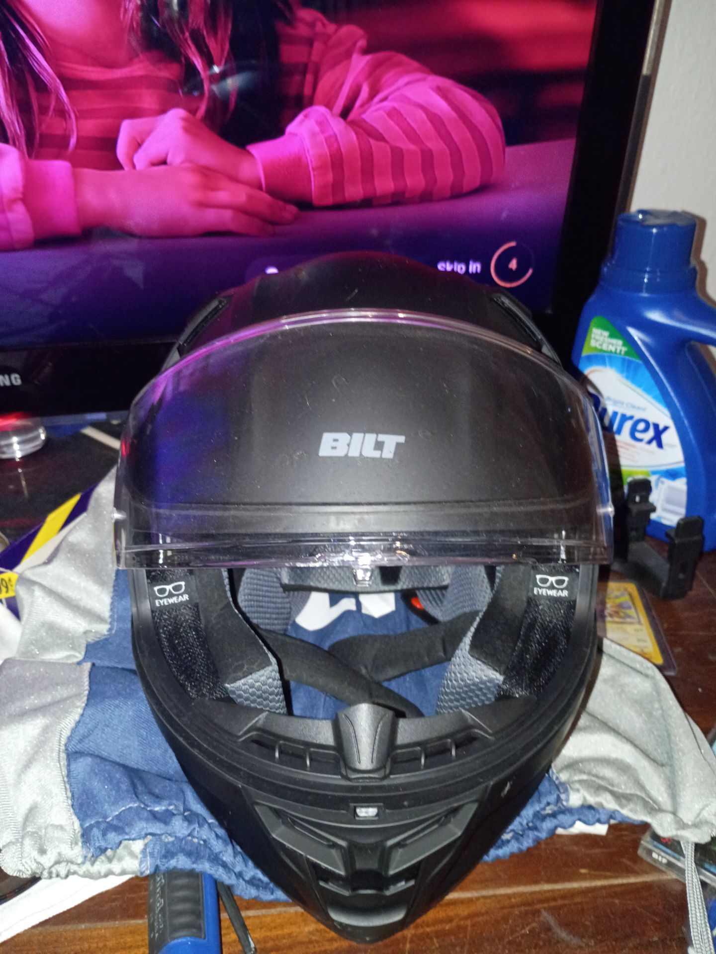 Bilt motorcycle helmet