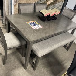 Dining Set! $599! Easy Financing! 🧡☎️✨ 