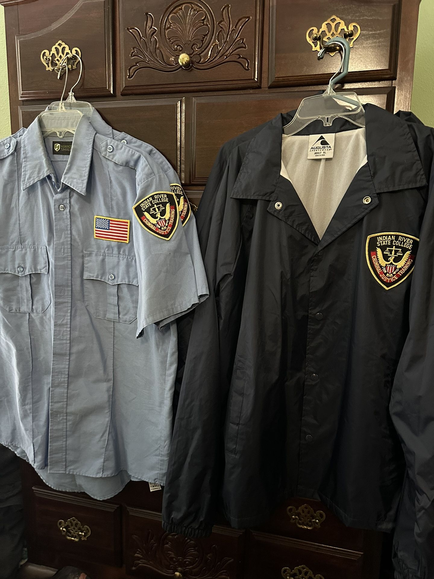 IRSC Criminal Justice Academy Shirts And Jacket 