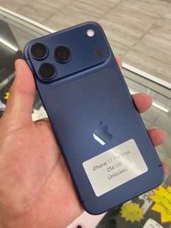 17 Pro Max unlocked. Cash or $50 down w approval