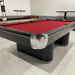 Pool Table 8ft ( Free Delivery & Set Up & New Color Felt Of Your Choice