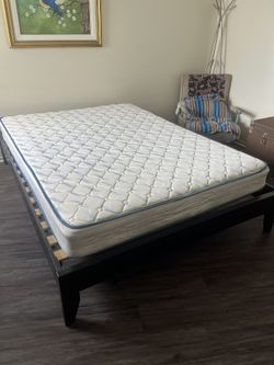 Queen Size Bed New Mattress