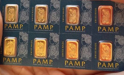 25 gram Gold Bars - PAMP Suisse Multigram .9999 Fine Gold Fortuna Bar