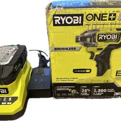 Ryobi Brushless Cordless Driver (Battery&Charger)