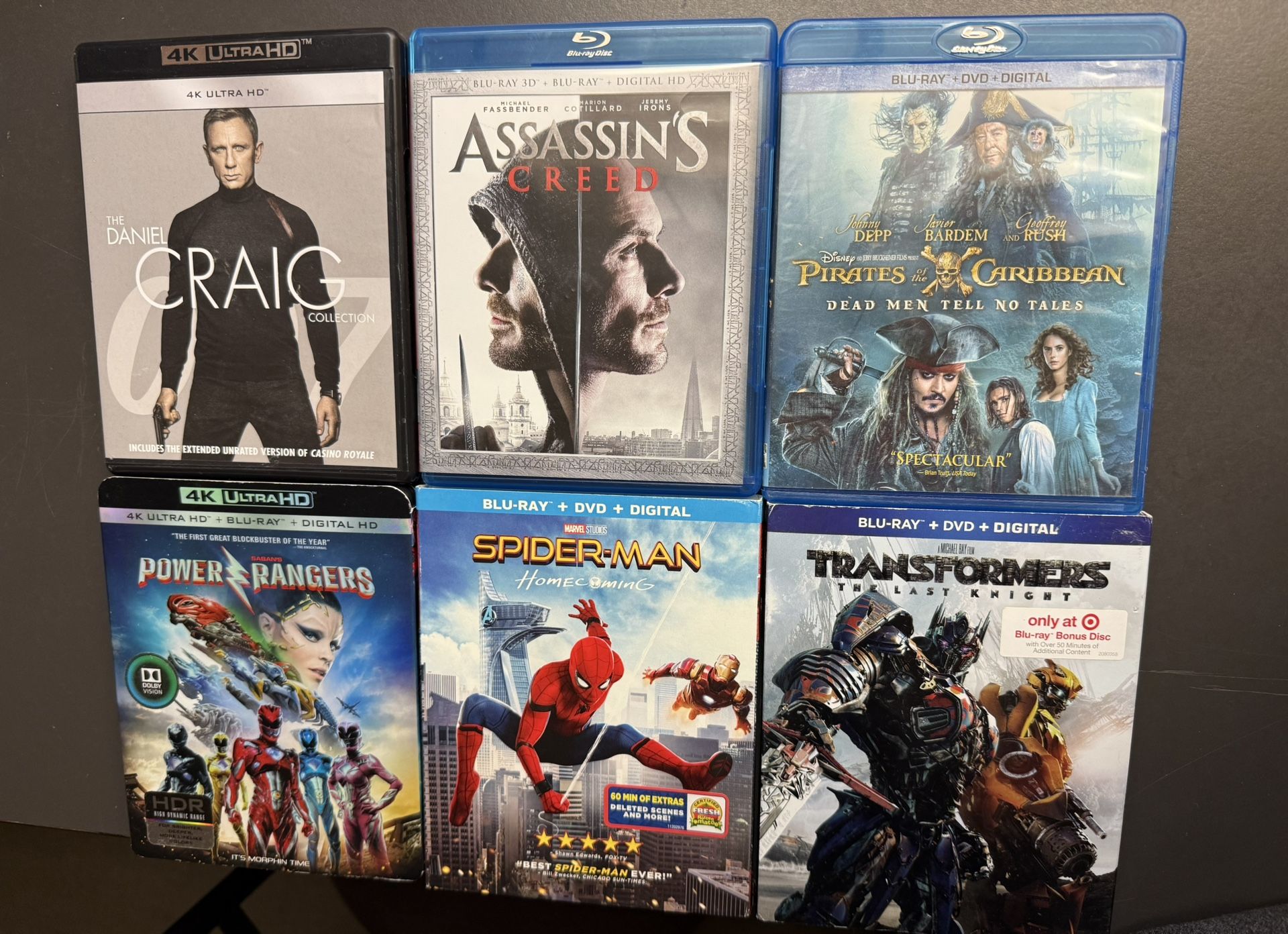 4K BluRay DVD $40 For All