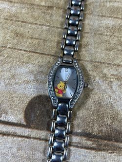 Walt Disney Winnie The Pooh Bear Kids Rhinestones Watch MC2024 - Needs Battery