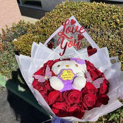 Ramo Buchon Hello Kitty Valentineās Day
