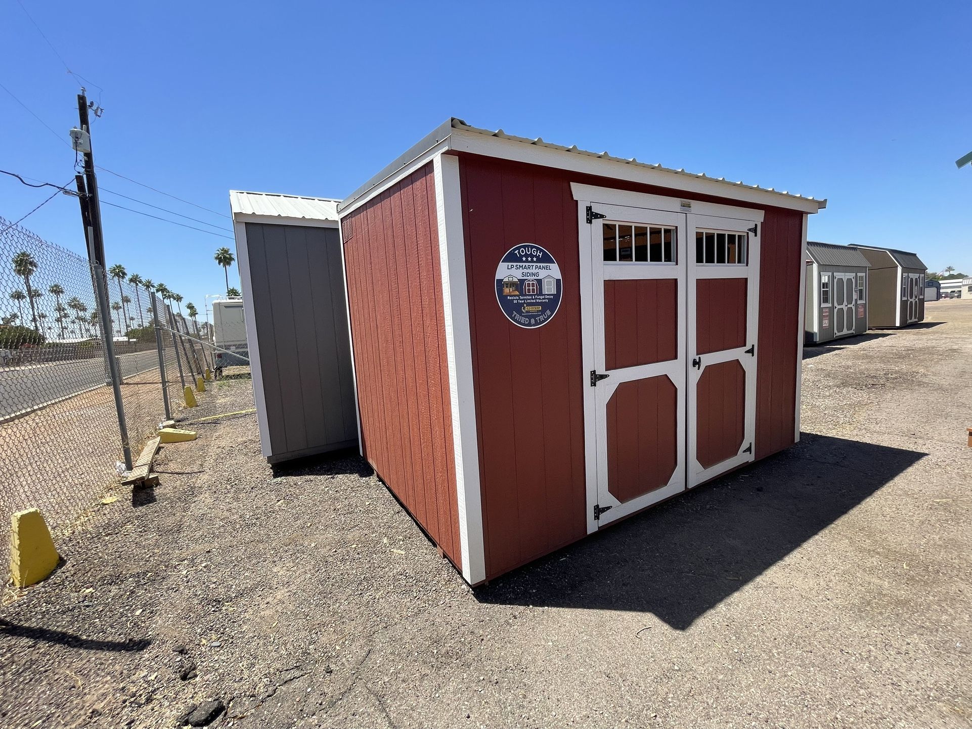 8x12 single slope shed - studio - tools - garden