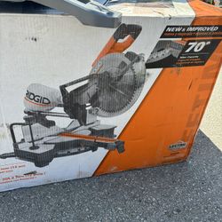 RIDGID 12” Dual bevel Sliding Miter Saw New 