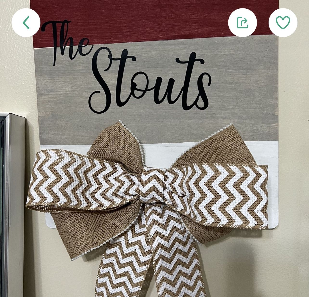 Personalized Door Signs. $25