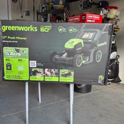 Electric Mower And Gas Blower 