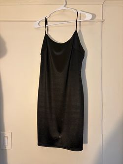 Black Spaghetti Strap Mini Dress