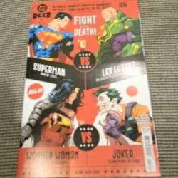 DC K.O. #4 - DAN MORA VERSUS CARDSTOCK VARIANT COVER - DC COMICS/ February 2026!