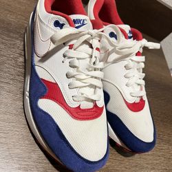 Nike Air Max 1 Sneakers Shoes Red White Blue Patriotic 