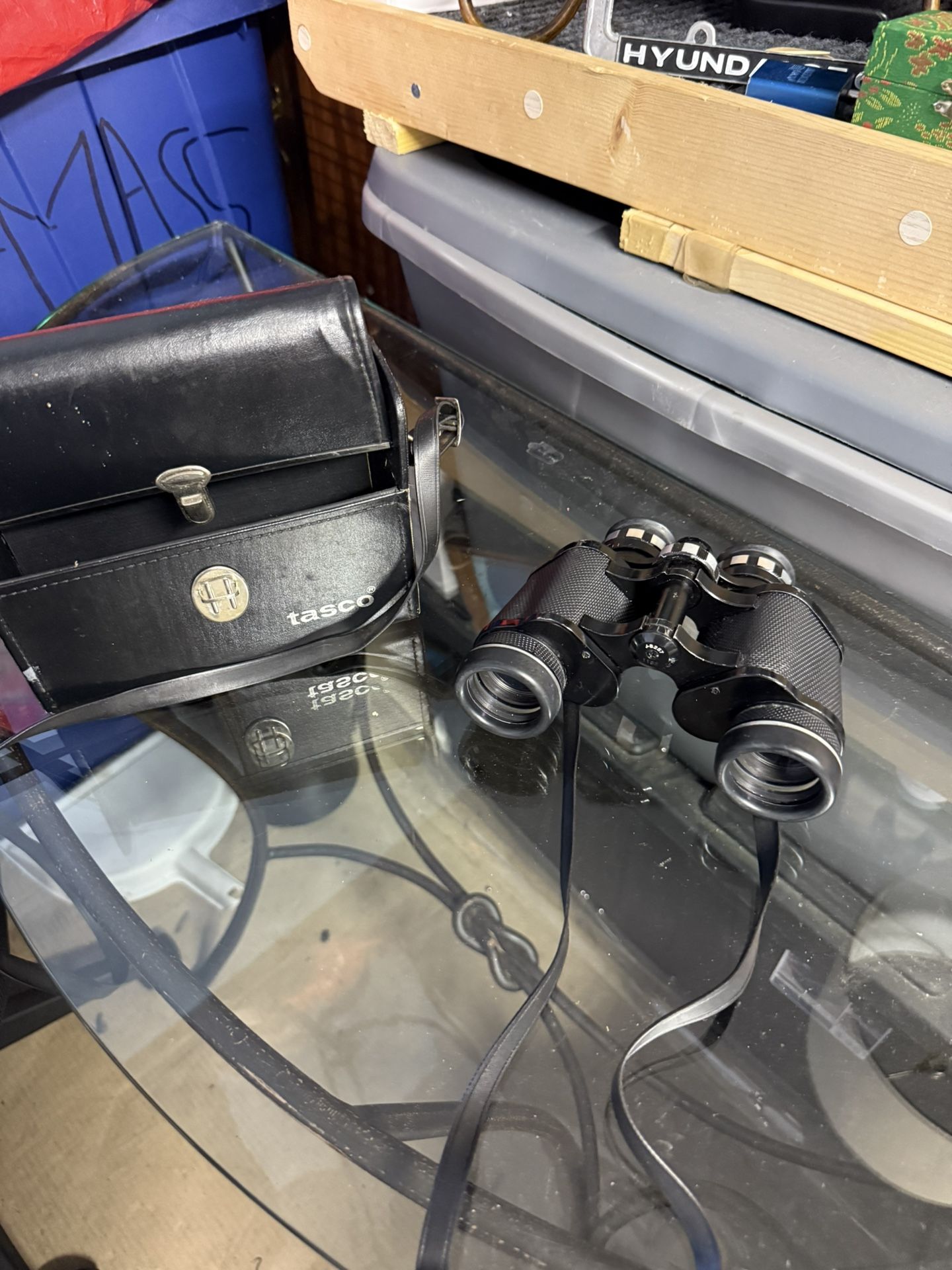 Binoculars With Case.