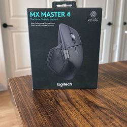 Logitech MX Master 4, Ergonomic Wireless Mouse with Advanced Performance Haptic Feedback, Ultra-Fast Scrolling, USB-C Charging, Bluetooth, Windows, Ma