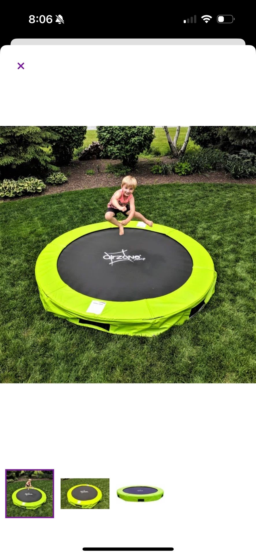 Jump In Ground Trampoline 