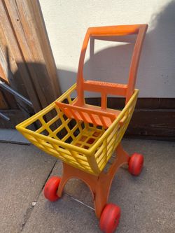 Toddler Vintage Shopping cart