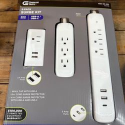 Surge Protector 3 Pack