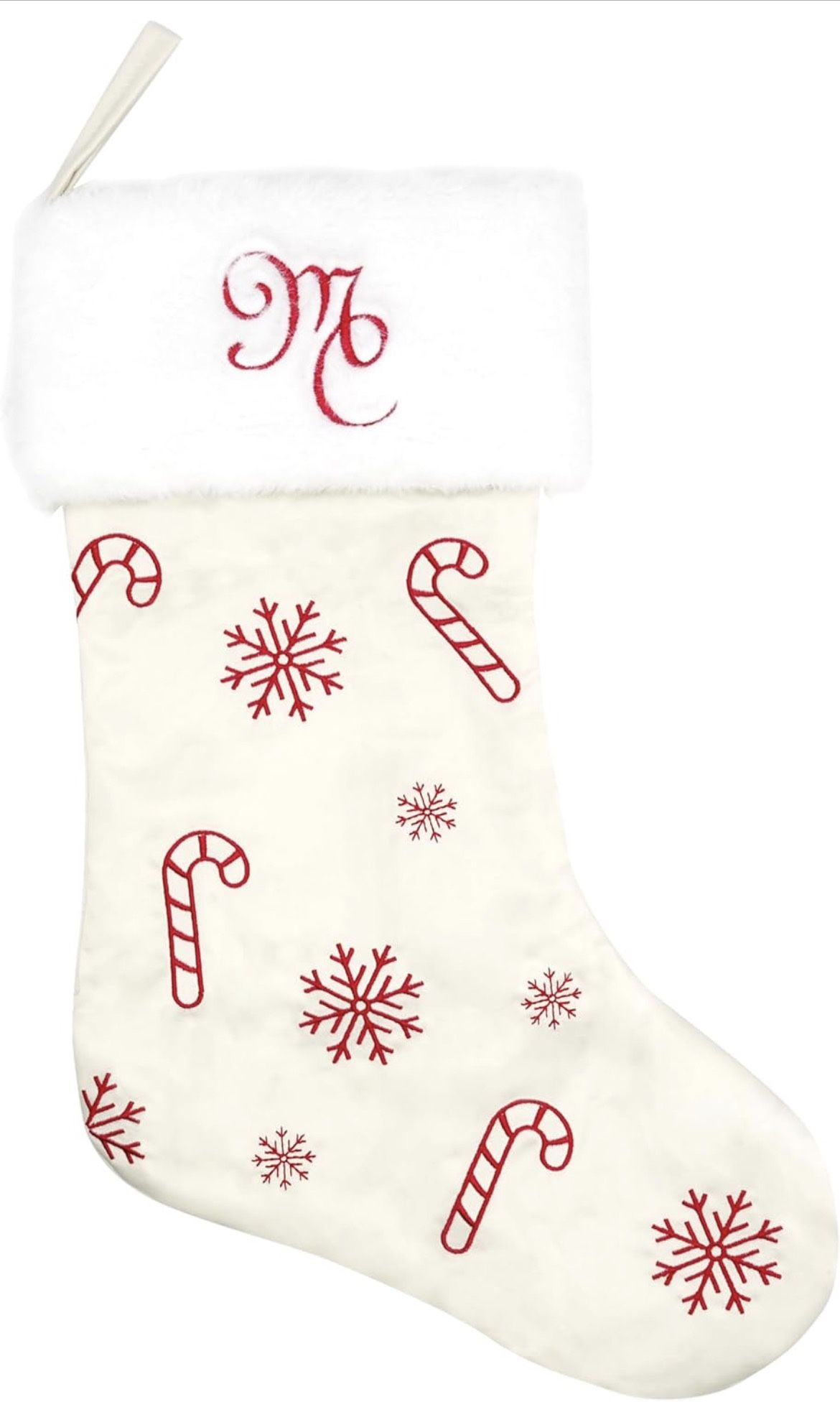 Mariah Carey Official Christmas Satin Embroidered Stocking - Holiday Collection