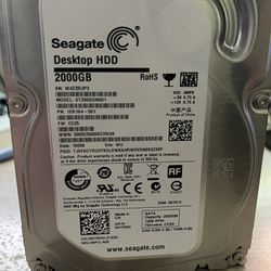 Seagate 2TB Hard drive 