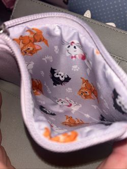 Disney Parks Exclusive Aristocats Loungefly Wallet and mini backpack
