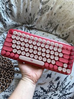 Logitech pop keyboard and mouse.