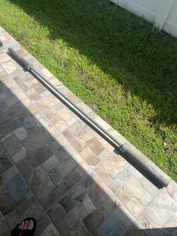 Cash only no Zelle used 7 ft Olympic barbell for  Olympic weights plates