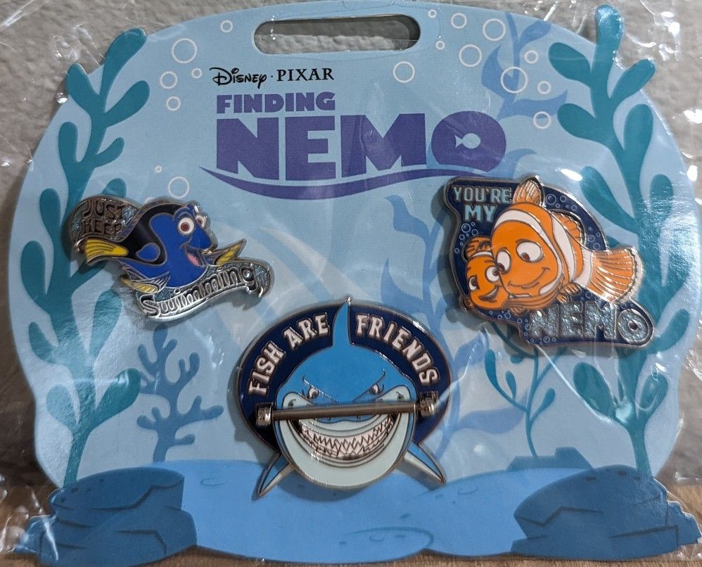 Disney Pixar Finding Nemo Flair Pin Set