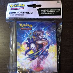 Pokemon TCG Battle Styles Booster Pack W/ Mini Portfolio Binder