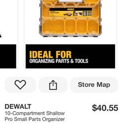 Dewalt Storage Organizer NEW