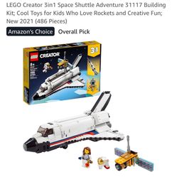 LEGO Creator 3in1 Space Shuttle Adventure 31117 