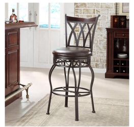 New In Box Jackson 24"/30" Swivel Barstool Chair