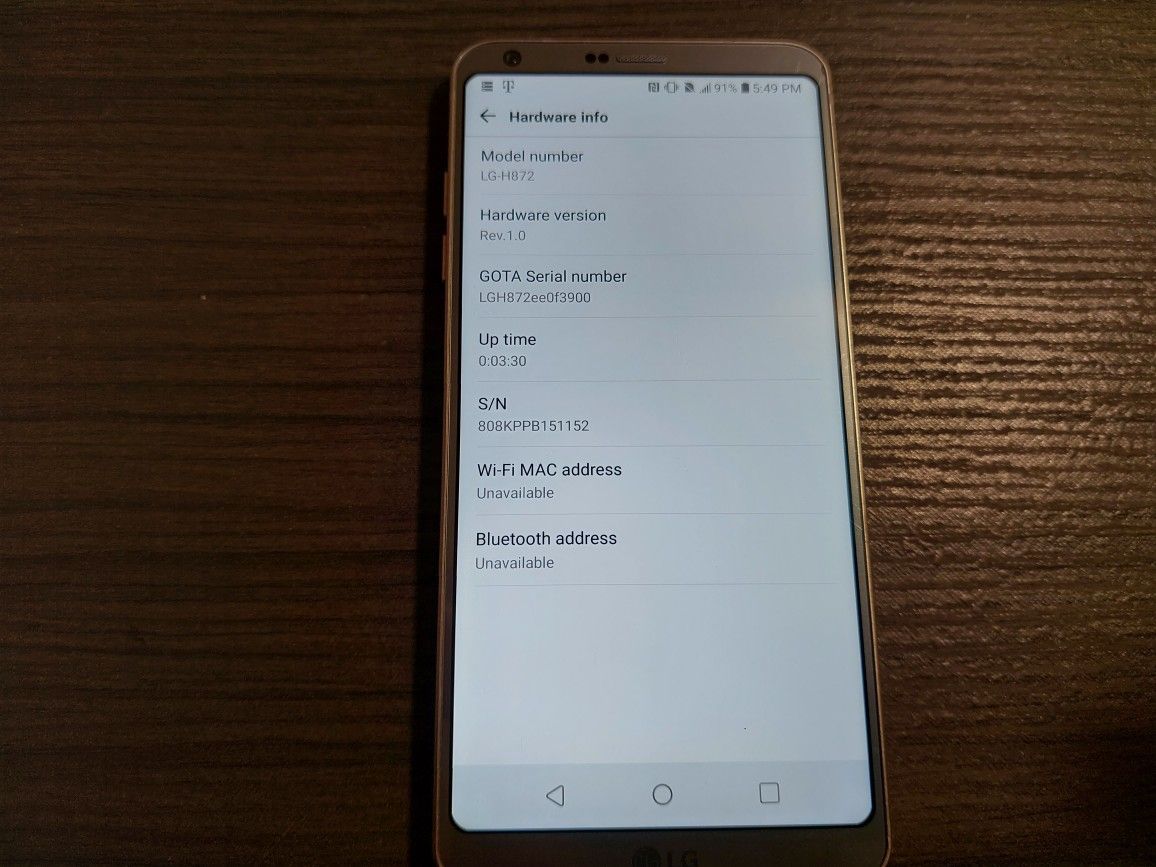 2017 LG G6 Thinq 4GB/32GB unlocked READ DESCRIPTION