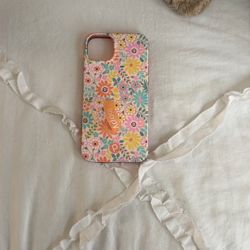 Loopy iPhone 14 Plus Case - Floral Design