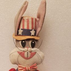 1977 Vintage Dakin Looney Tunes Warner Bros Bugs Bunny Stuffed Plush America