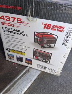 Predator Generator Portable Generator SKU 59207