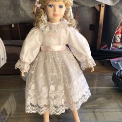 Vintage Porcelain Doll