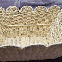 Woven Storage Baskets for Shelves,Closet,Laundry,Gifts,Towels,Books,Toys,Waterproof Boho Decor Basket for Organizing