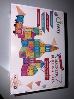 Cossy Magnetic Building Tiles 120-Piece Set