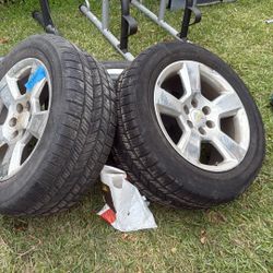 3 Each 20” Tires And Wheels P275/55R20